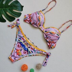 Fashion Nova Tropical Bikini Set